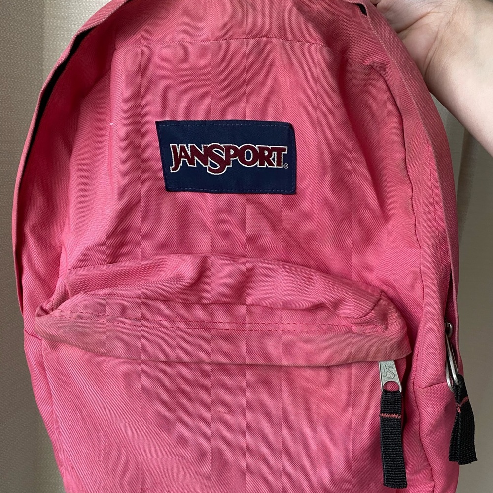 Used pink Jansport backpack